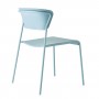 На фото: Стілець Lisa 2865 Light Blue (2865VO63), Металеві стільці S•CAB, каталог, ціна