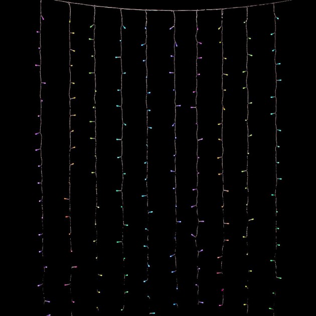 На фото: Розумна LED гірлянда Curtain RGBW 210 (TWW210SPP-TEU), Світлодіодні гірлянди Twinkly, каталог, ціна